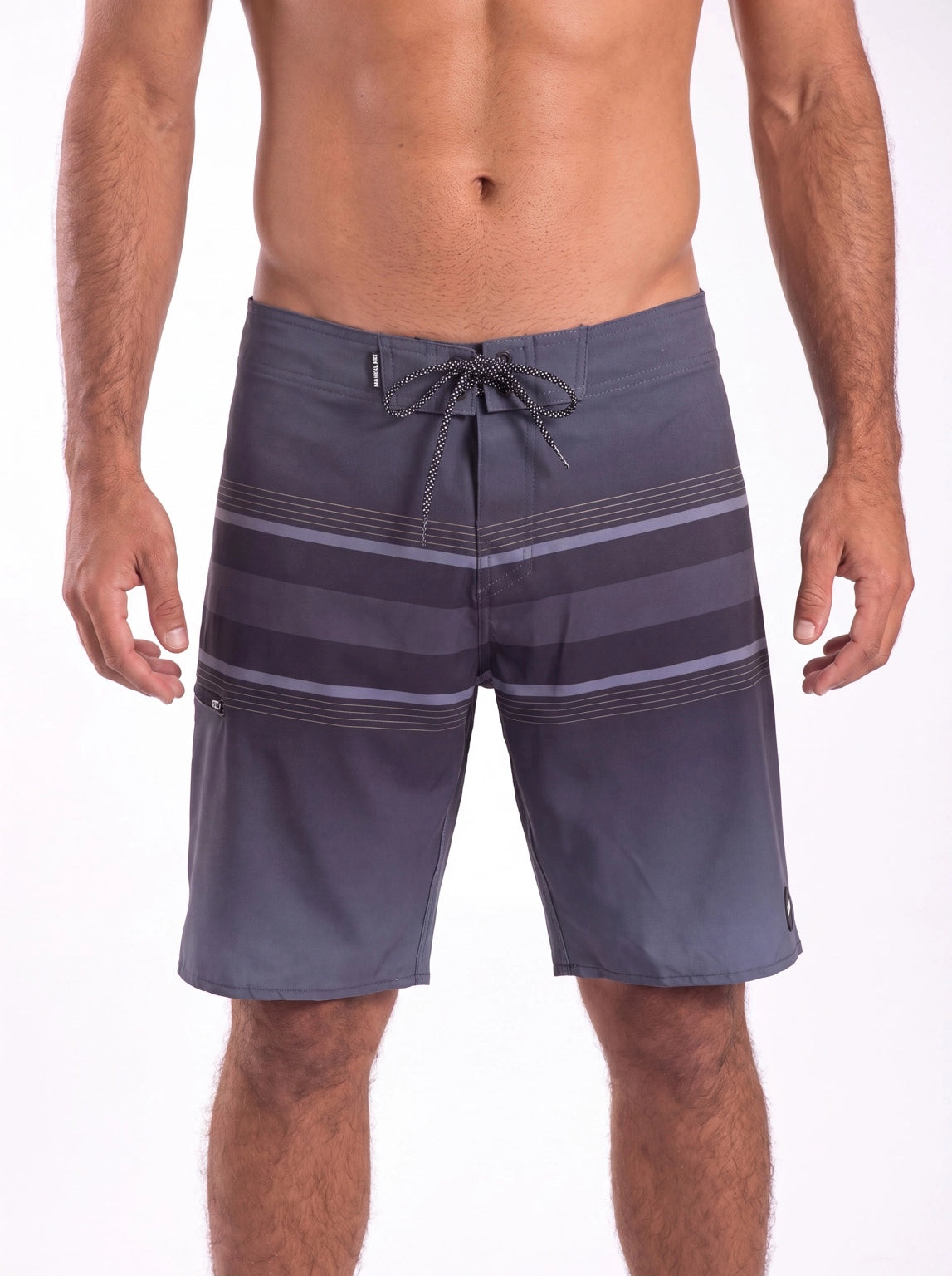 Bermuda Boardshorts Lines 20" Grafite