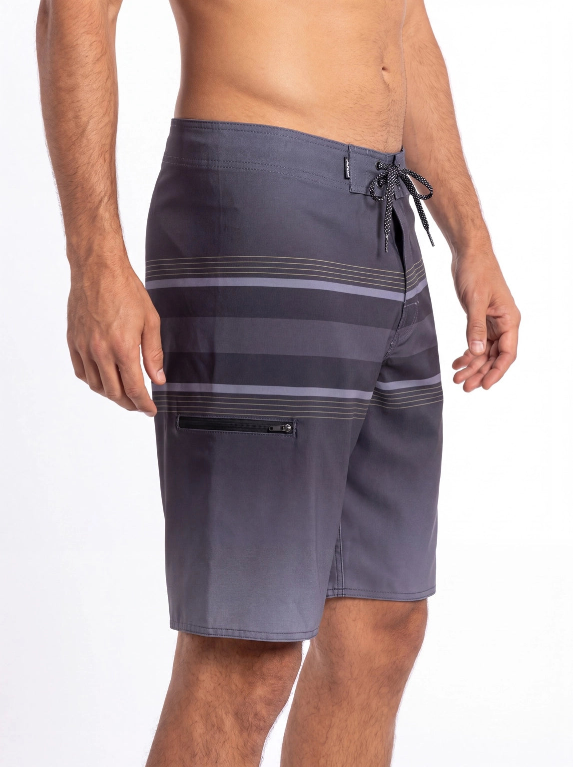 Bermuda Boardshorts Lines 20" Grafite