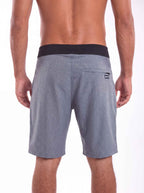Bermuda c/Bolso Hybrida Stripes 20' Chumbo