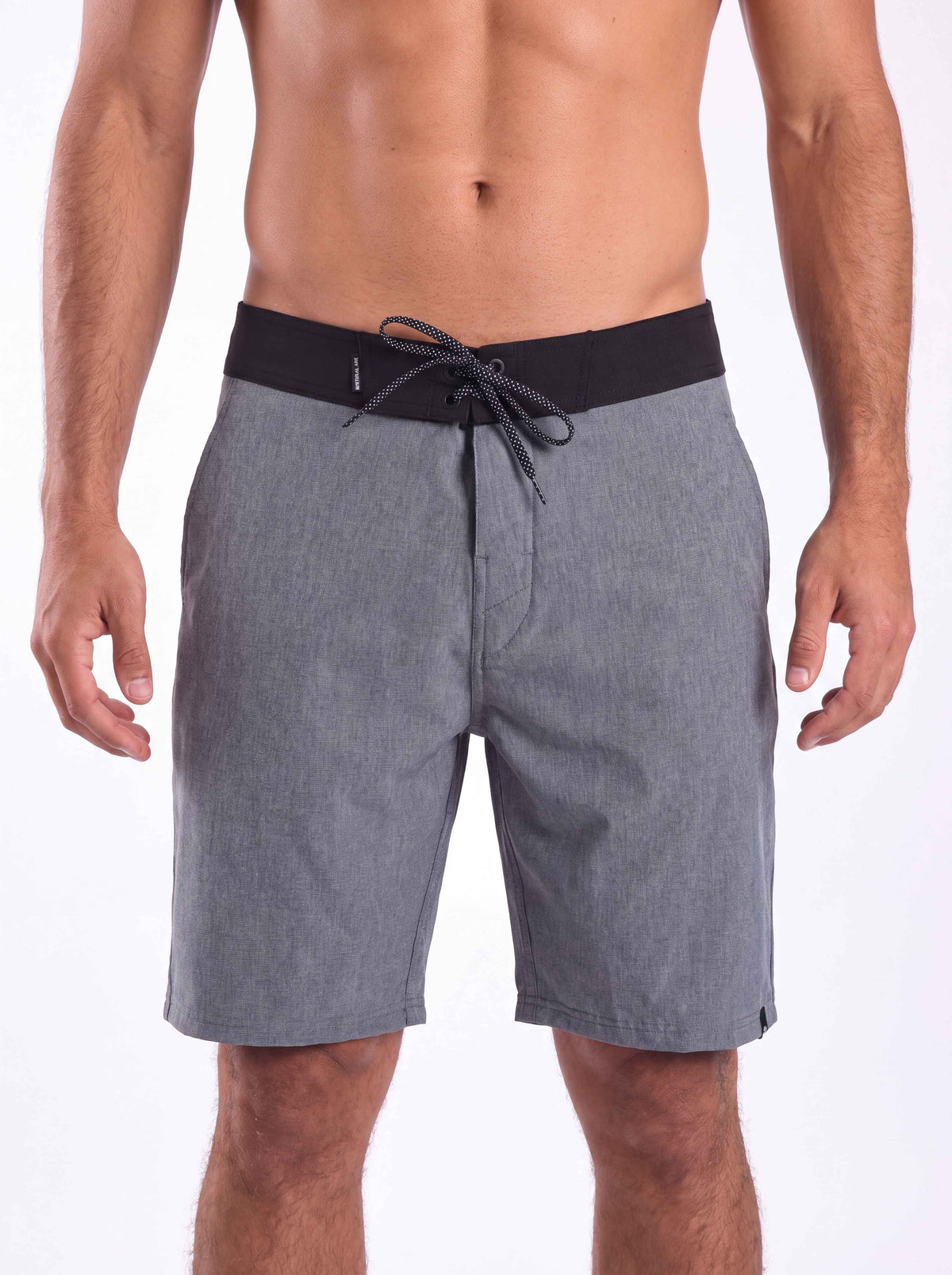 Bermuda c/Bolso Hybrida Stripes 20' Chumbo