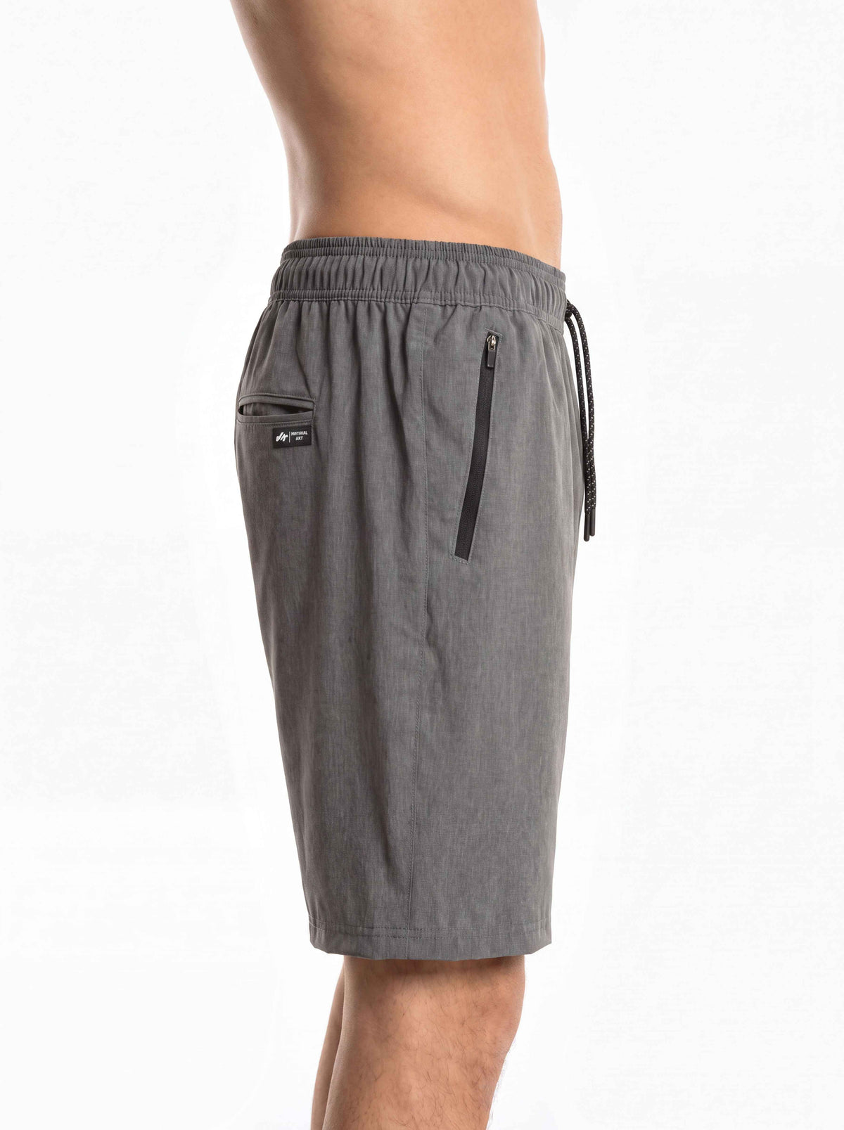 Bermuda Elástico Neo Zip 19" Chumbo