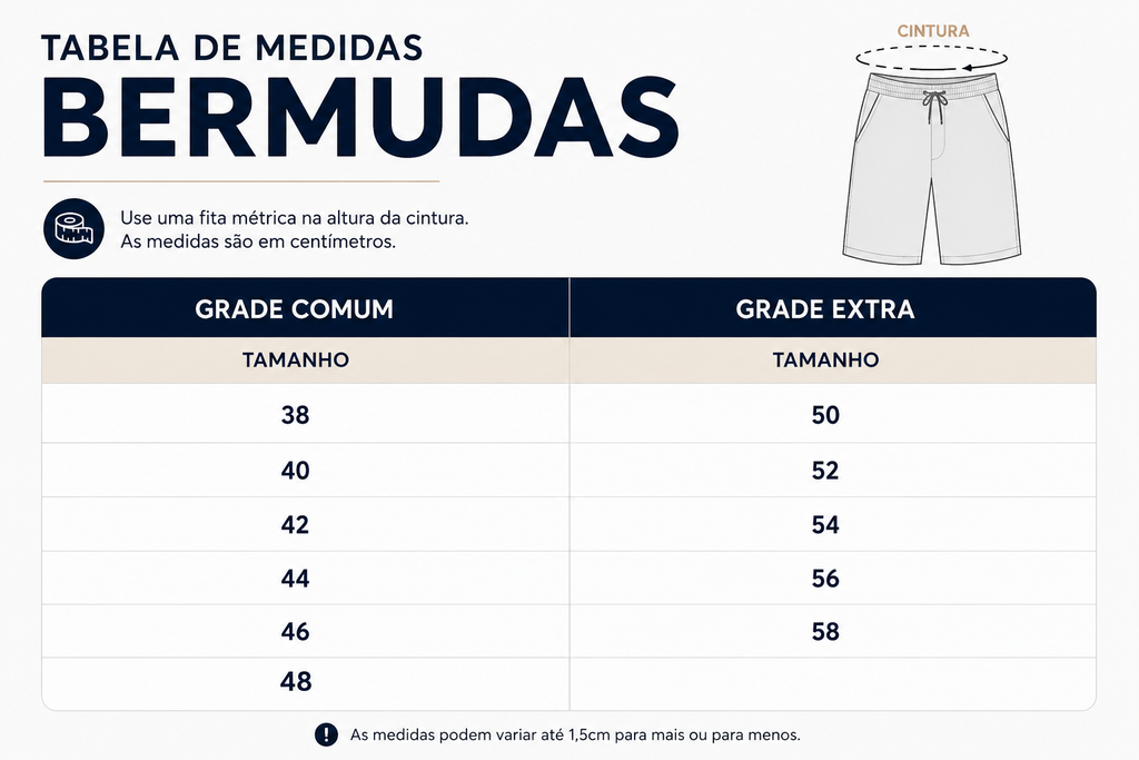 Bermuda c/Bolso Hibrida Clear 20" Vermelho