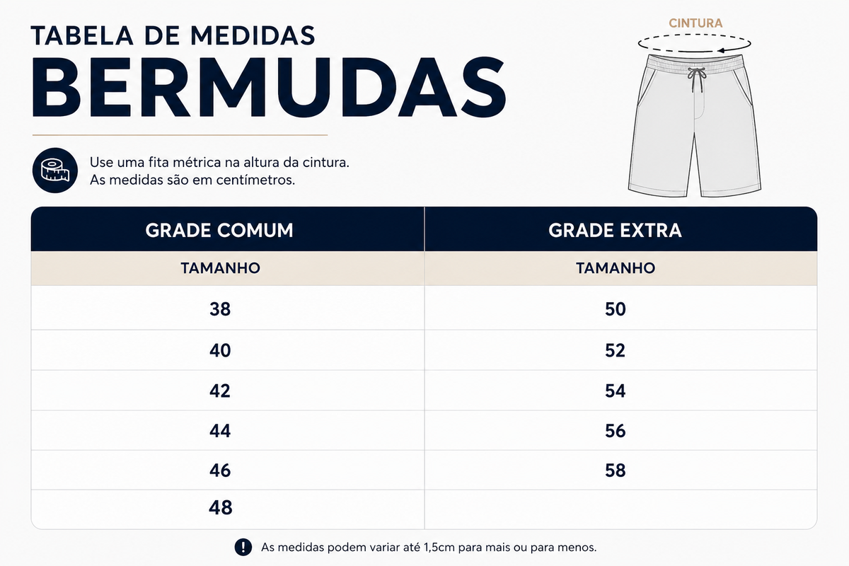 Bermuda c/Bolso Hibrida Clear 20" Vermelho
